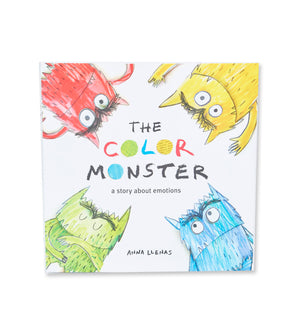 The Color Monster children’s book cover with colorful monsters and title