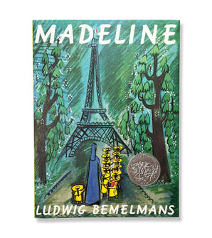 Cover of Madeline by Ludwig Bemelmans, children's book set in Paris