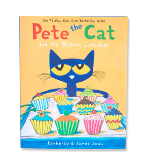 Cover of Pete the Cat and the Missing Cupcakes book by Kimberly & James Dean
