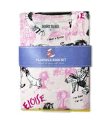 Packaged Eloise pajama set and book; Books to Bed label visible