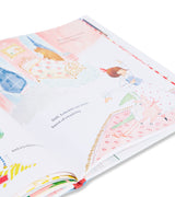 Open Lola Dutch book showing whimsical illustrations and text