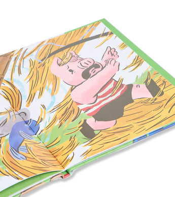 Interior illustration from The Three Little Pigs storybook