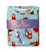 Little Red Riding Hood pajamas and book set, folded and packaged