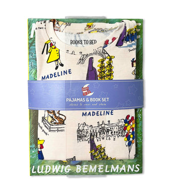 Books to Bed Madeline pajama and book set in packaging