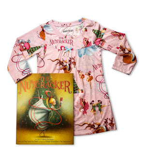 The Nutcracker nightdress and matching book set for children