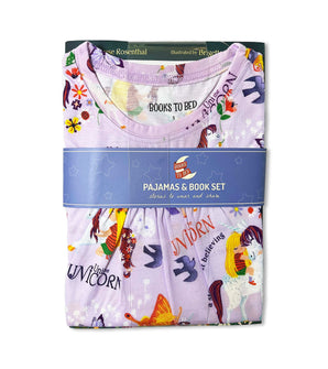 Packaged Uni the Unicorn nightdress and book set from Books to Bed
